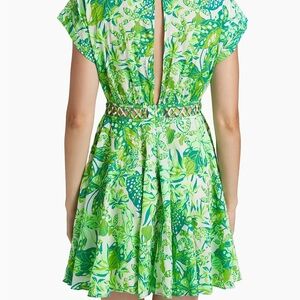 Poupette St. Barth mint exotic Cecile dress mini (NWT Og price $290)